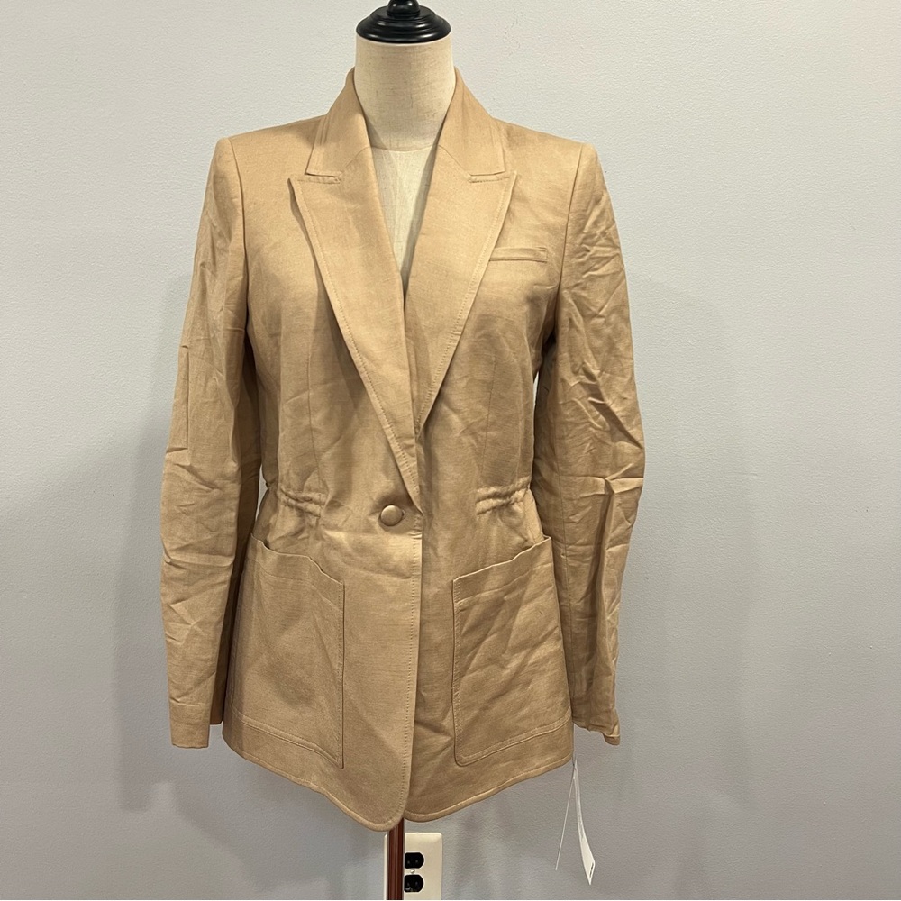 Calvin Klein Women’s Beige Tan Suit Blazer Size 6 - New With Tag - Reemoly